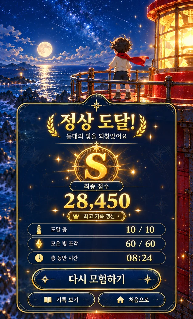 플레이 기록 화면