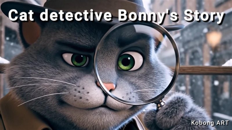 유튜브 썸네일 — Cat detective Bonny's Story